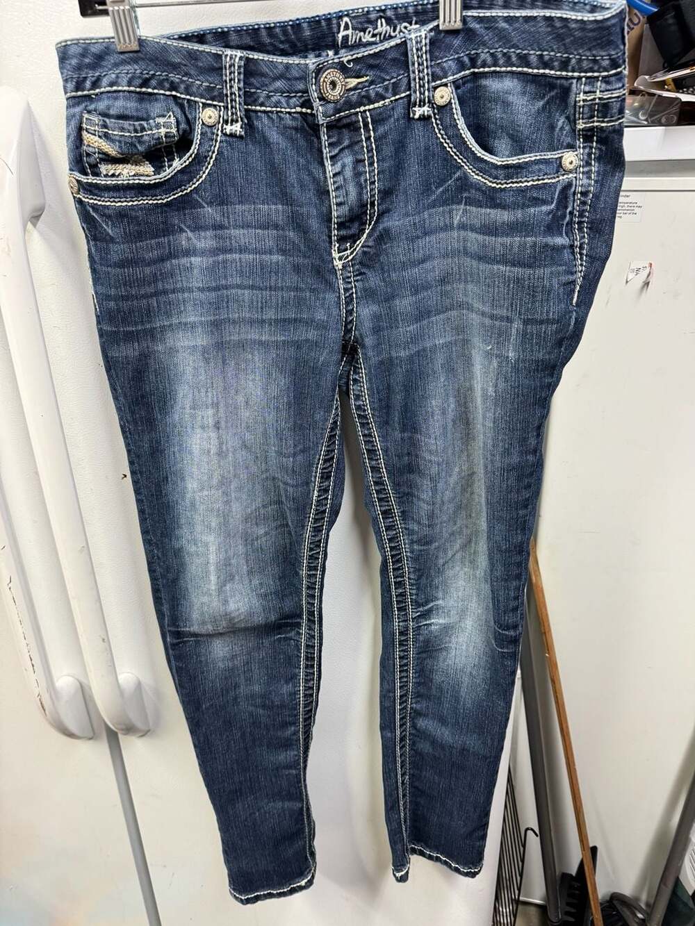 Amethyst Jeans Women's Embellished Skinny Jeans Size 11